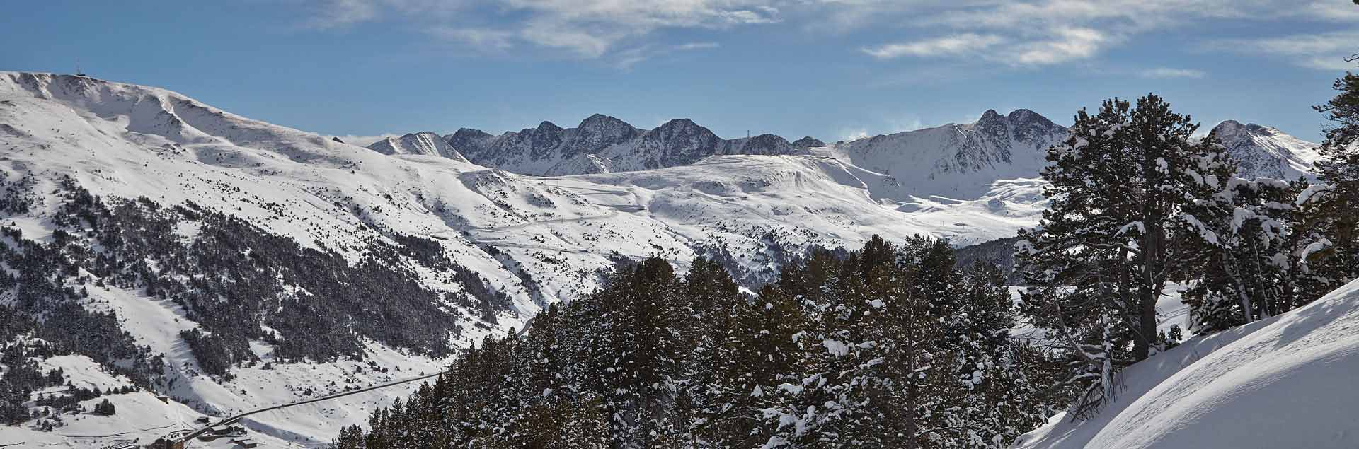 discover andorra with snowshoes